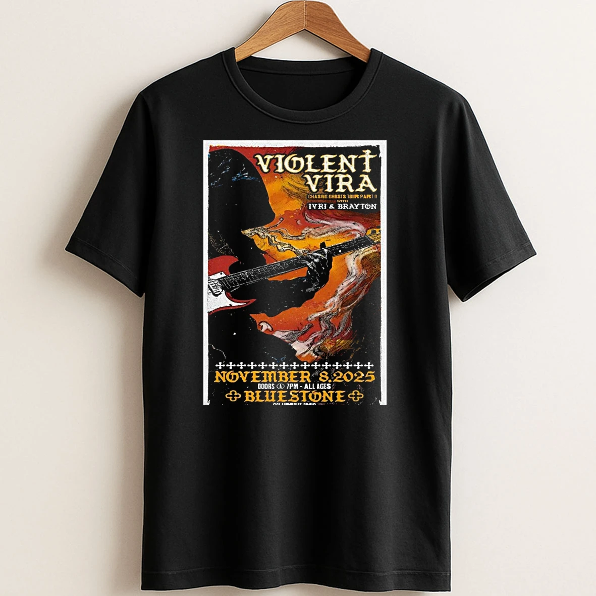 Original Violentvira Nov 8 2025 The Bluestone In Columbus Oh T Shirt Sweater