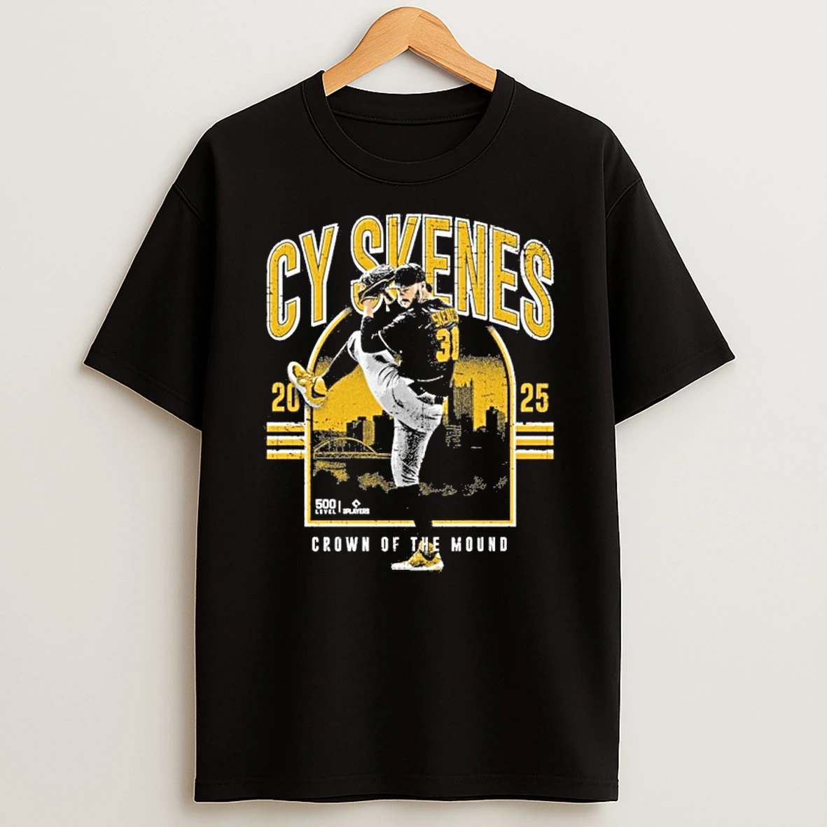 Paul Skenes Pittsburgh Pirates Cy Skenes Crown Of The Mound Tshirt Hoodie