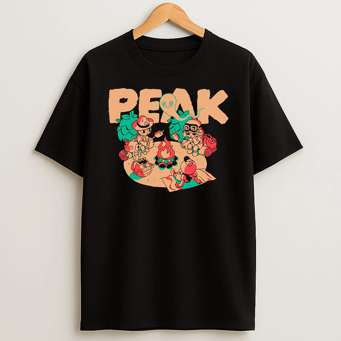 Peak Happy Campers A Break Between Biomes Tshirt Hoodie