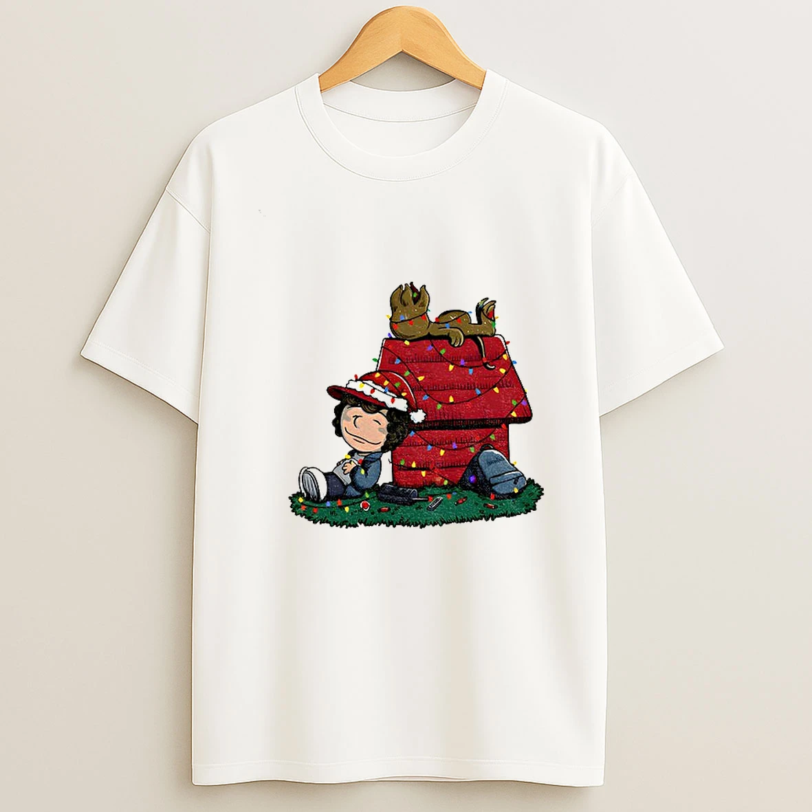 Peanuts Stranger Things Merry Christmas Tshirt Hoodie