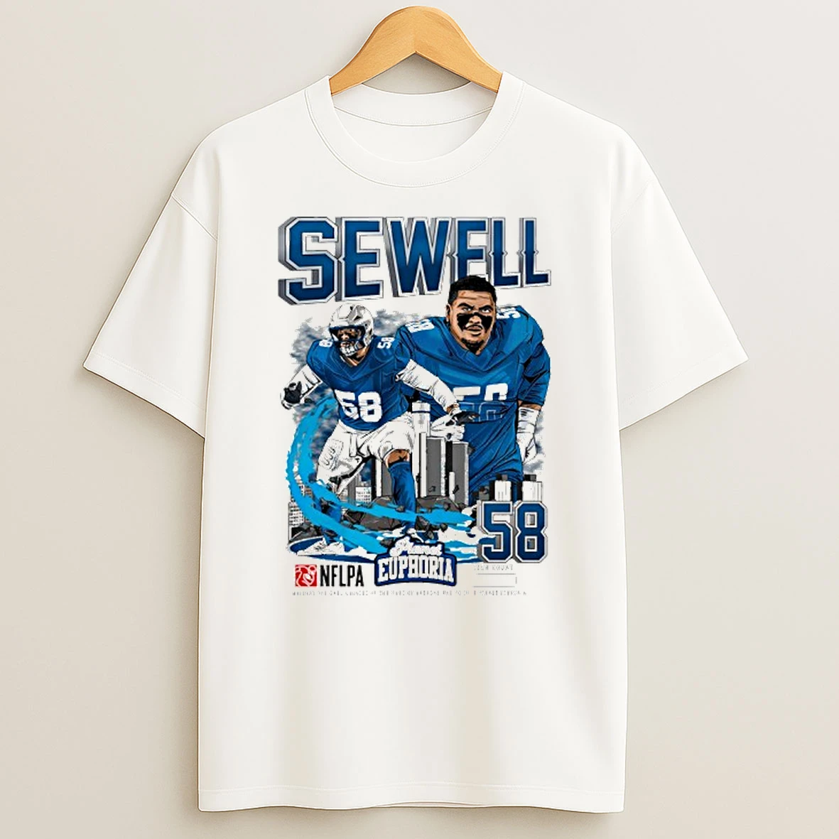Penei Sewell Lions Nflpa Player Tshirt Hoodie