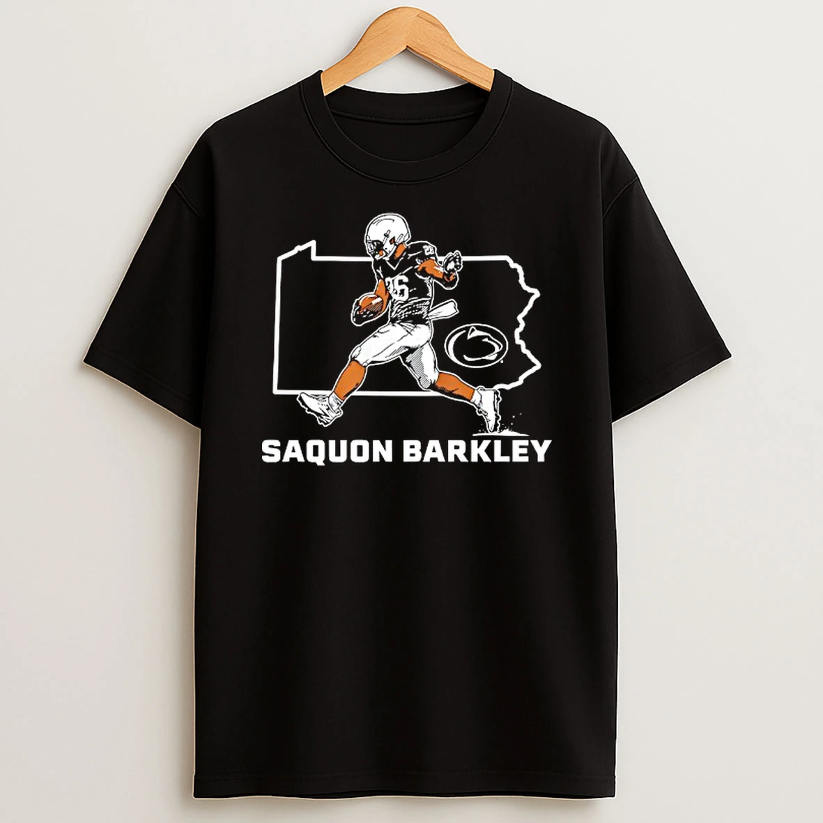 Penn State Nittany Lions Football Saquon Barkley State Star Tshirt Hoodie
