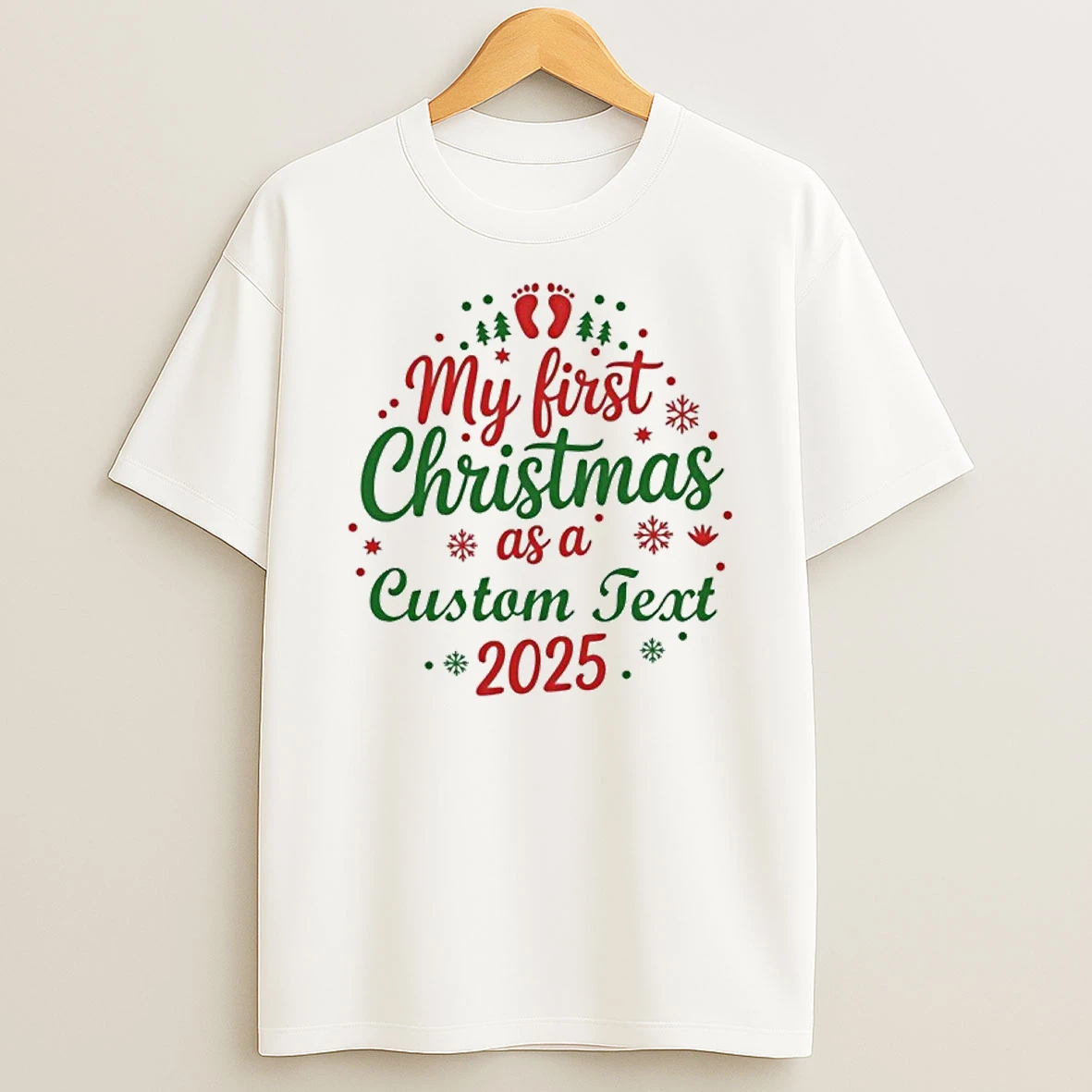 Personalized My First Christmas Of Family Matching 2025 Custom Tshirt Hoodie