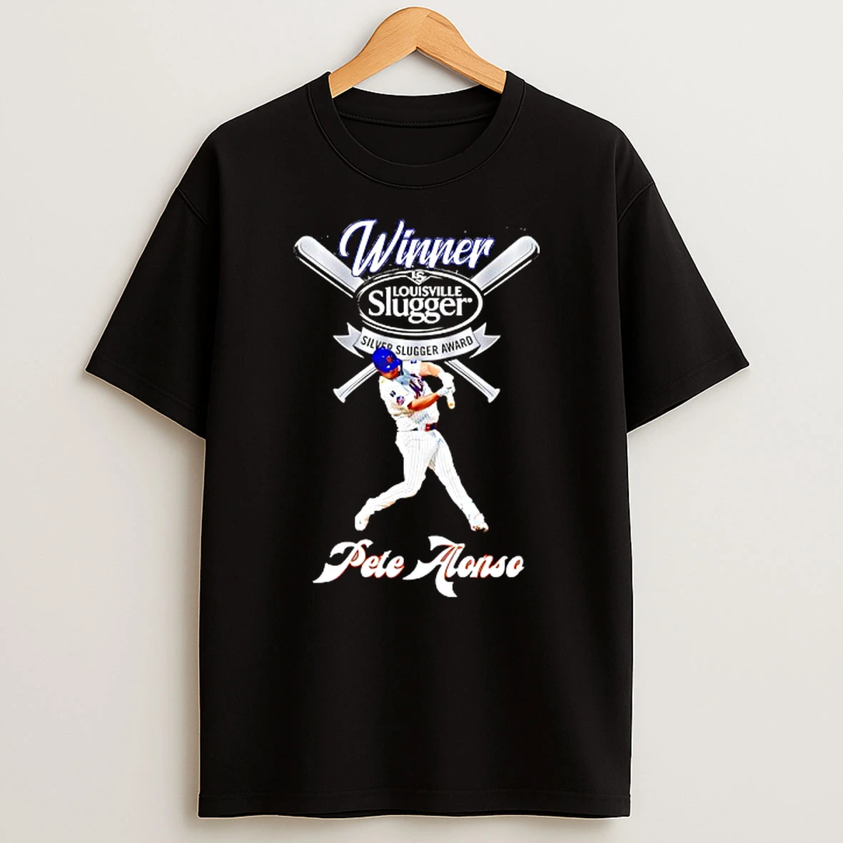 Pete Alonso Nl First Base Silver Slugger Award Winner Tshirt Hoodie
