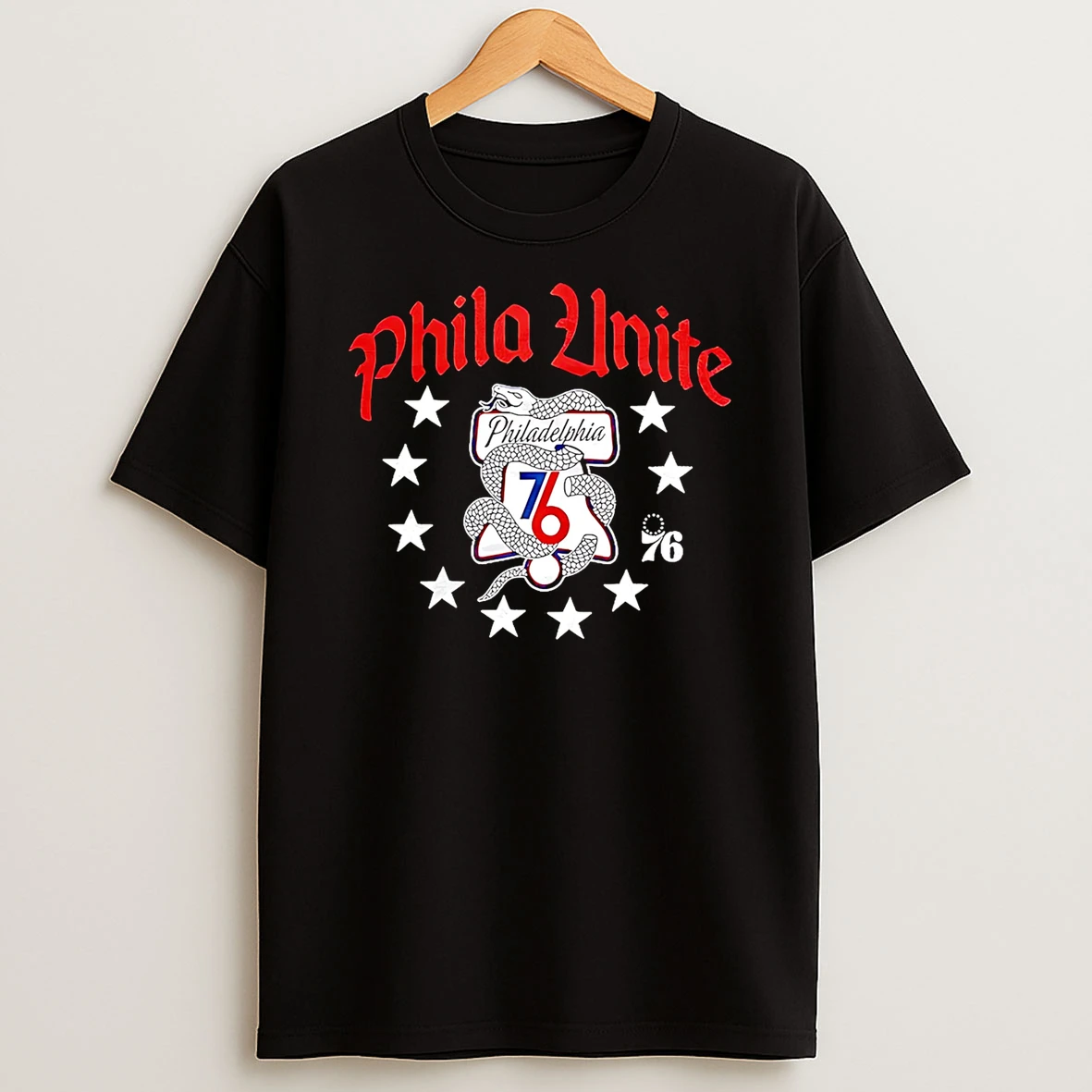Philadelphia 76ers City Basketball Phila Unite Logo Tshirt Hoodie