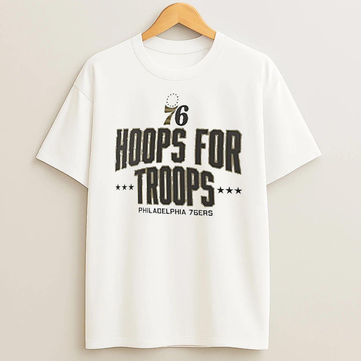 Philadelphia 76ers X Nba Hoops For Troops Tshirt Hoodie