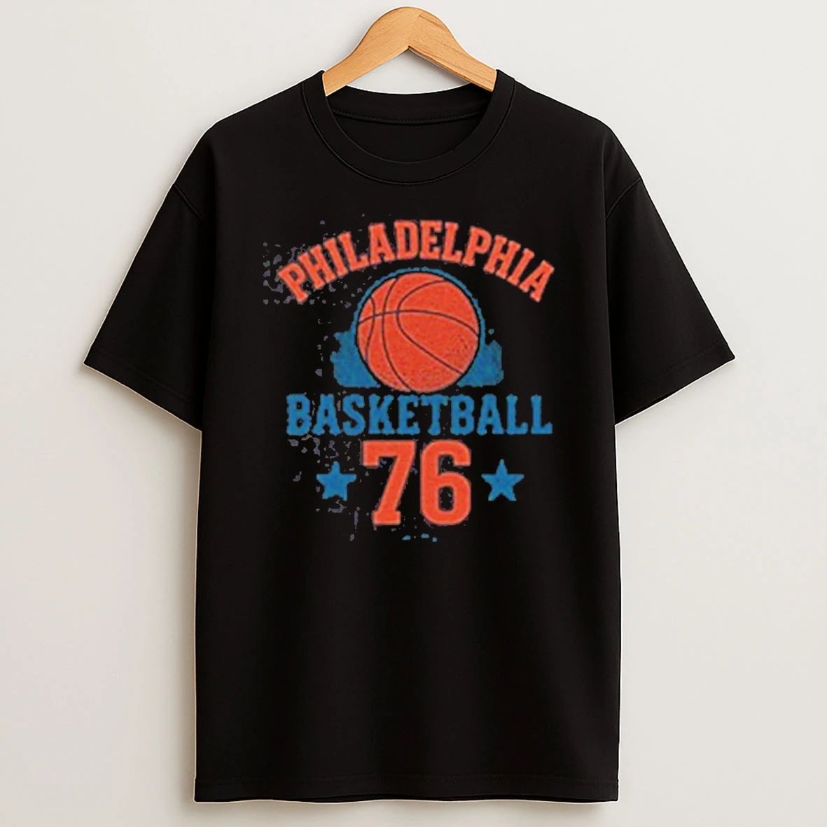Philadelphia Basketball 76 Sixers Vintage Style Tshirt Hoodie