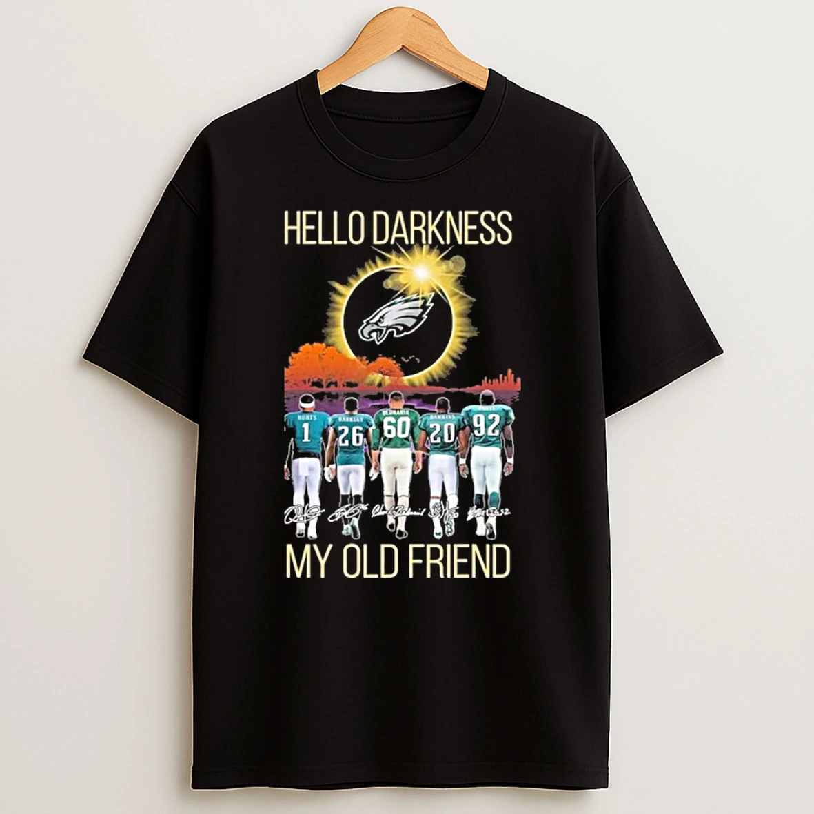 Philadelphia Eagles Hello Darkness My Old Friend Tshirt Hoodie