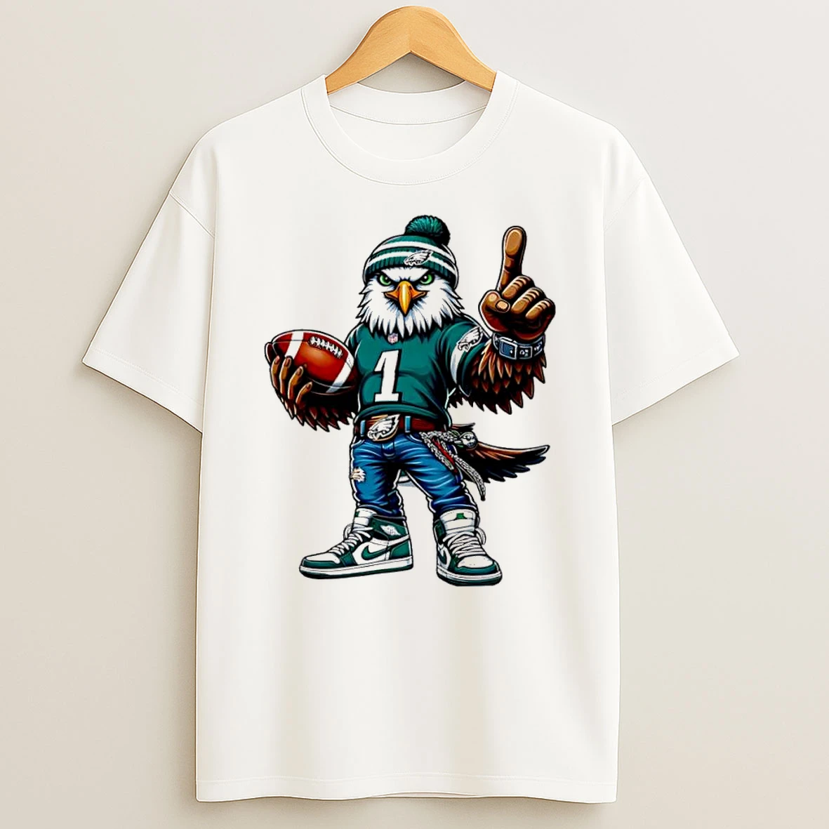 Philadelphia Eagles Wicking Female Bird Tshirt Hoodie