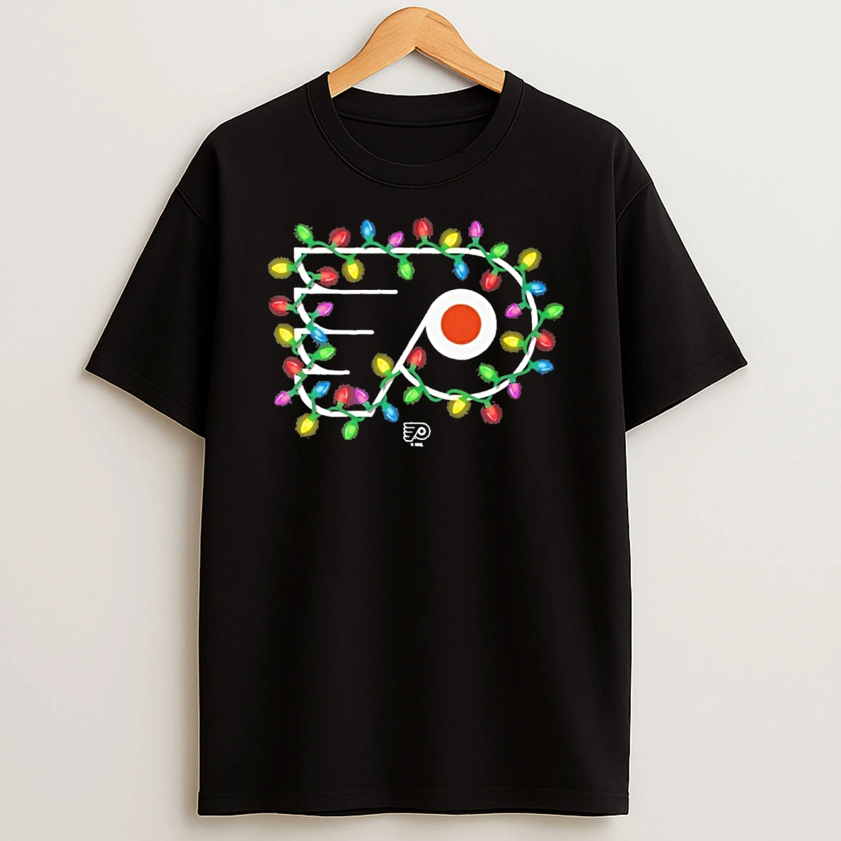 Philadelphia Flyers Logo Lights Christmas Tshirt Hoodie