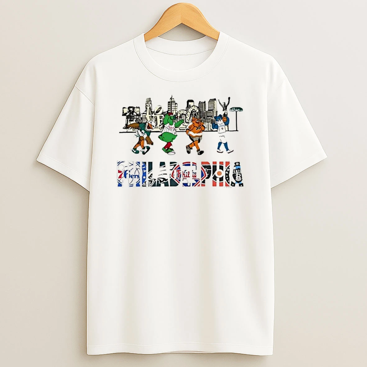 Philadelphia Mascot City Tshirt Hoodie