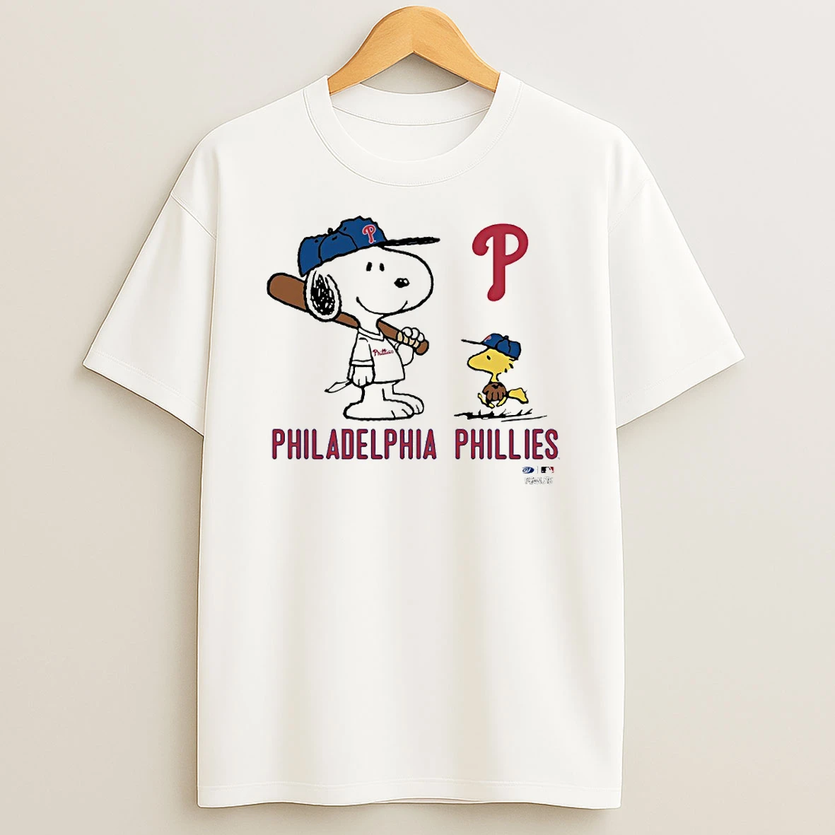 Philadelphia Phillies X Peanuts Snoopy And Woodstock Circle Tshirt Hoodie