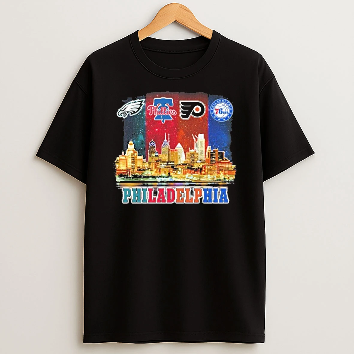 Philadelphia Team Sport Logo City Tshirt Hoodie