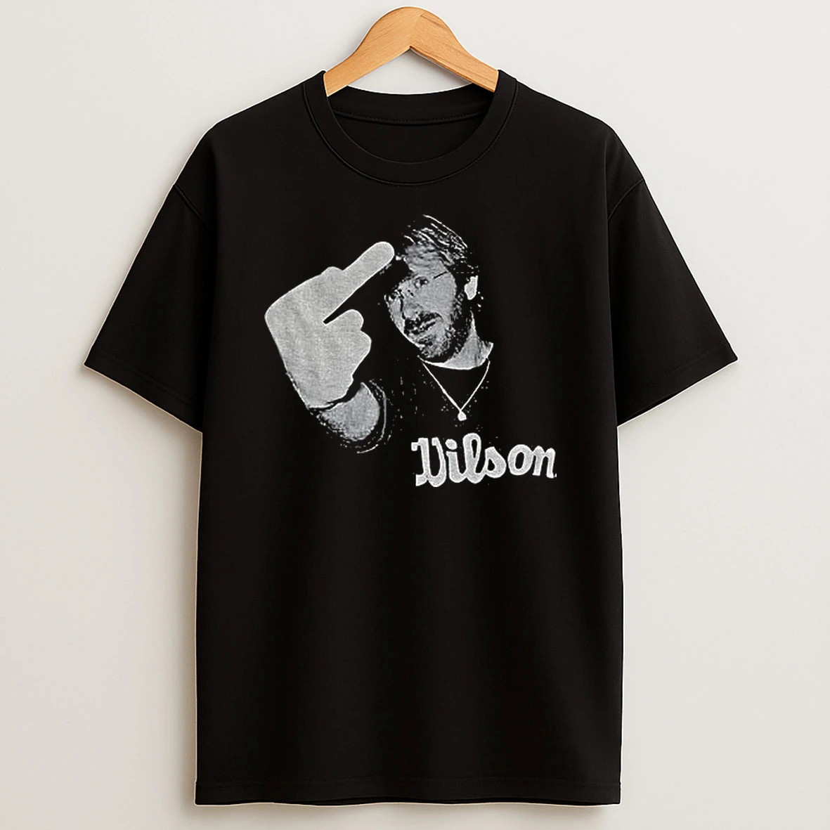 Phish Trey Anastasio Flippin Wilson Middle Finger Photo Vintage Tshirt Hoodie