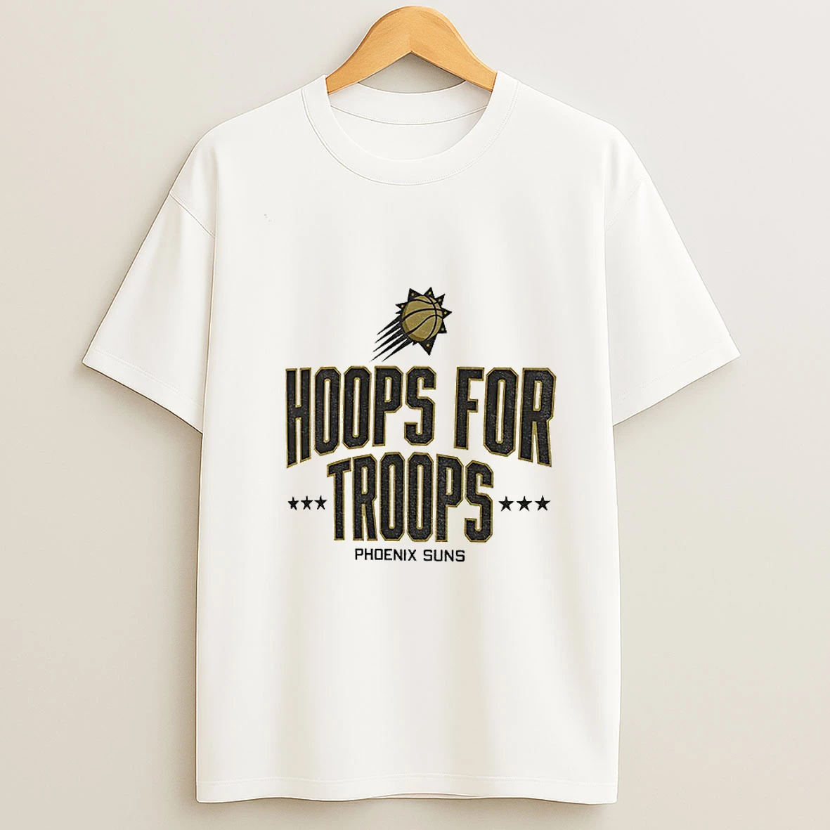 Phoenix Suns Basketball Nba Hoops For Troops Logo Tshirt Hoodie