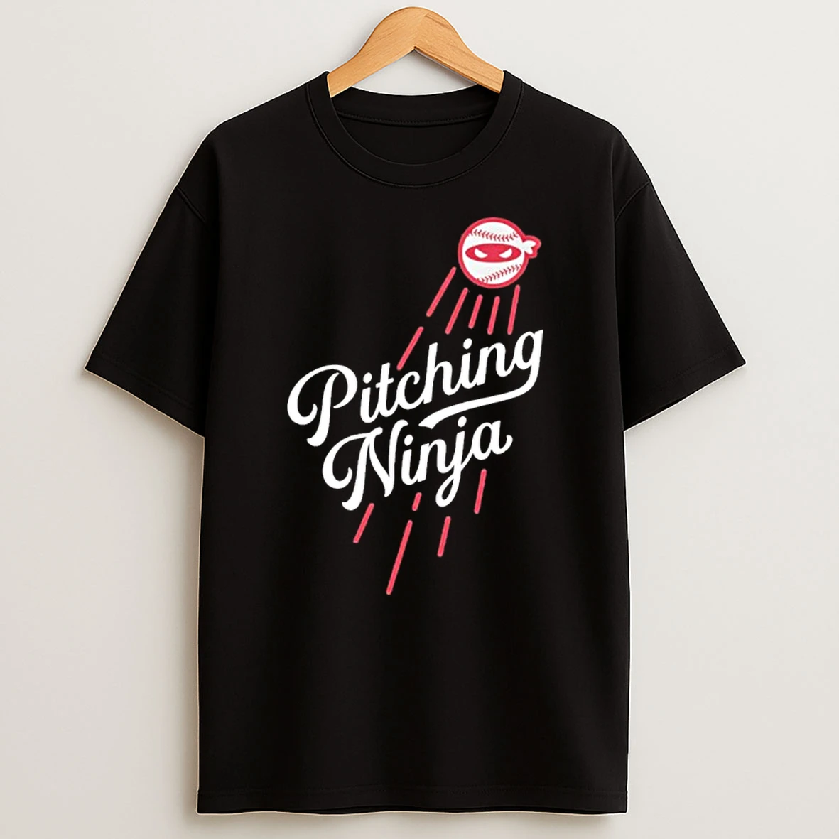 Pitching Ninja Tshirt Hoodie