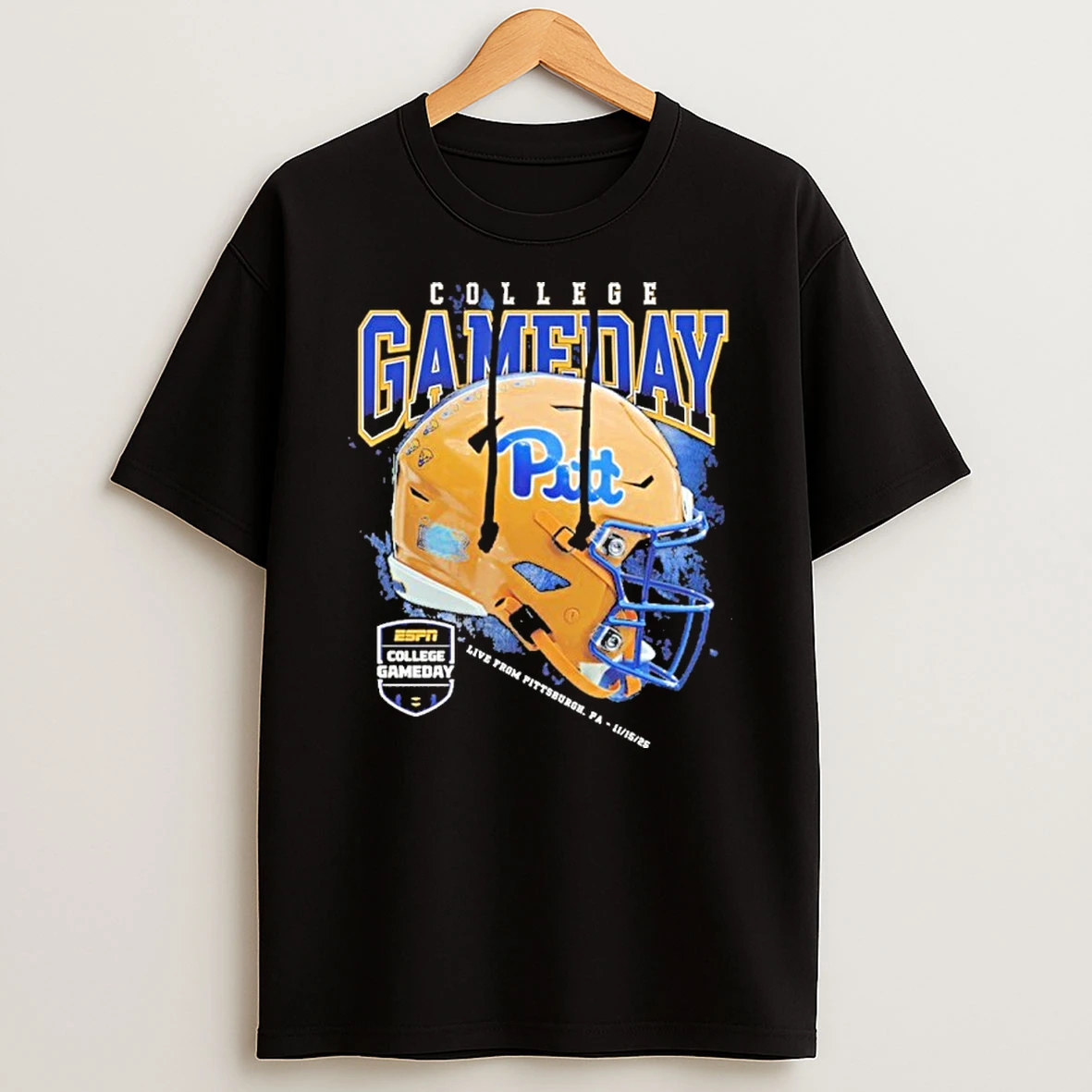 Pitt Panthers 2025 College Gameday Helmet Tshirt Hoodie