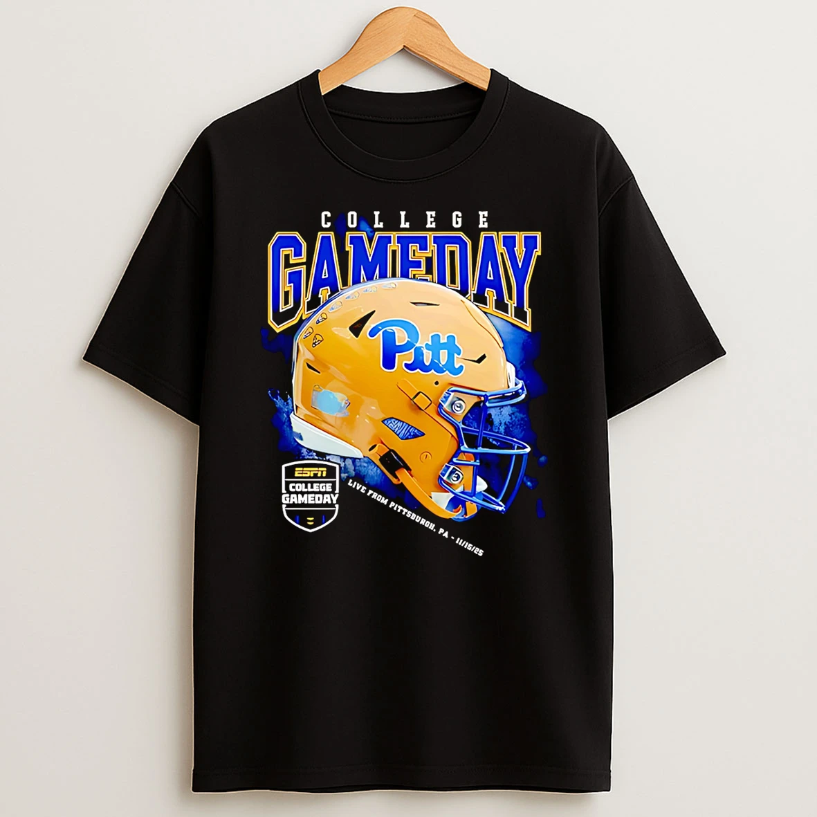 Pitt Panthers Football College Gameday Helmet Tshirt Hoodie