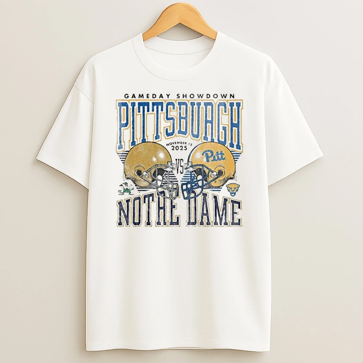 Pitt Panthers Vs Notre Dame Football Gameday Showdown 2025 November 15th Tshirt Hoodie