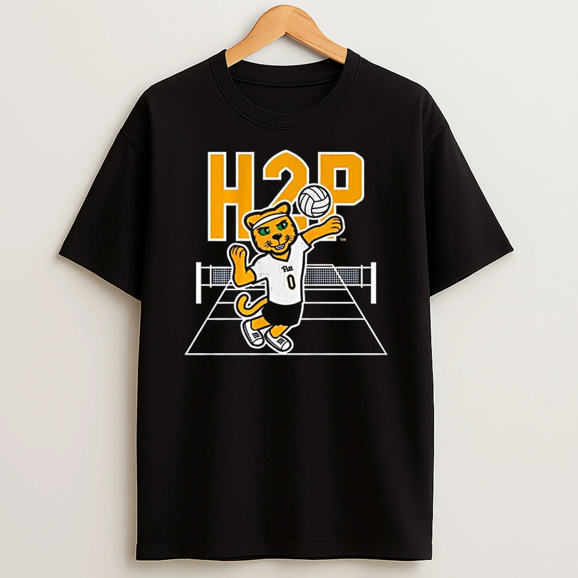 Pitt Volleyball Roc Logo Tshirt Hoodie
