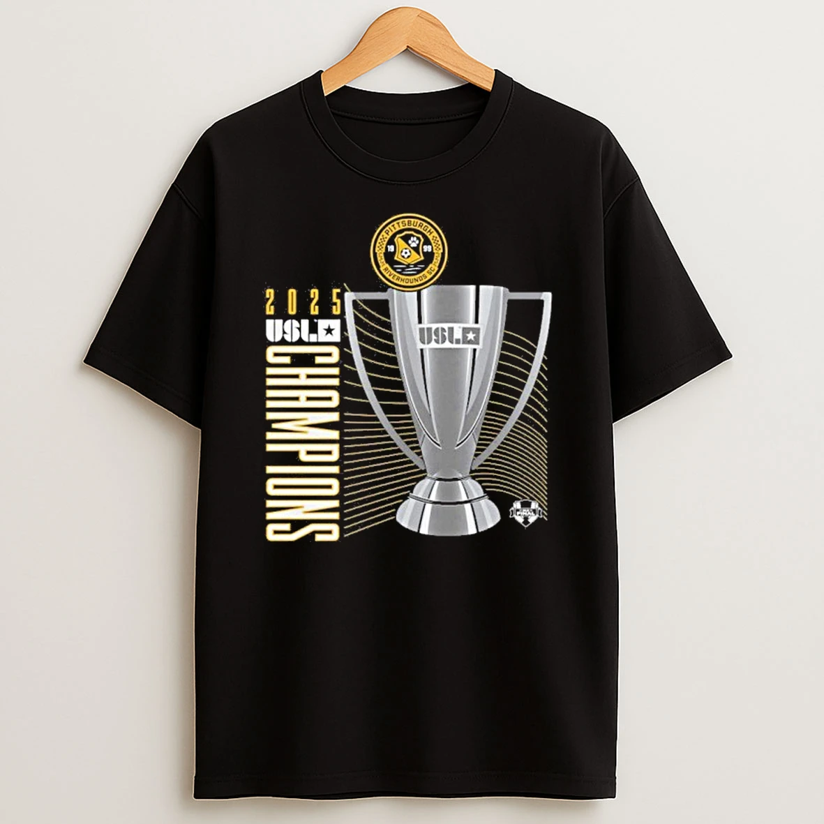 Pittsburgh Riverhounds Sc 2025 Usl Champions Locker Room Tshirt Hoodie