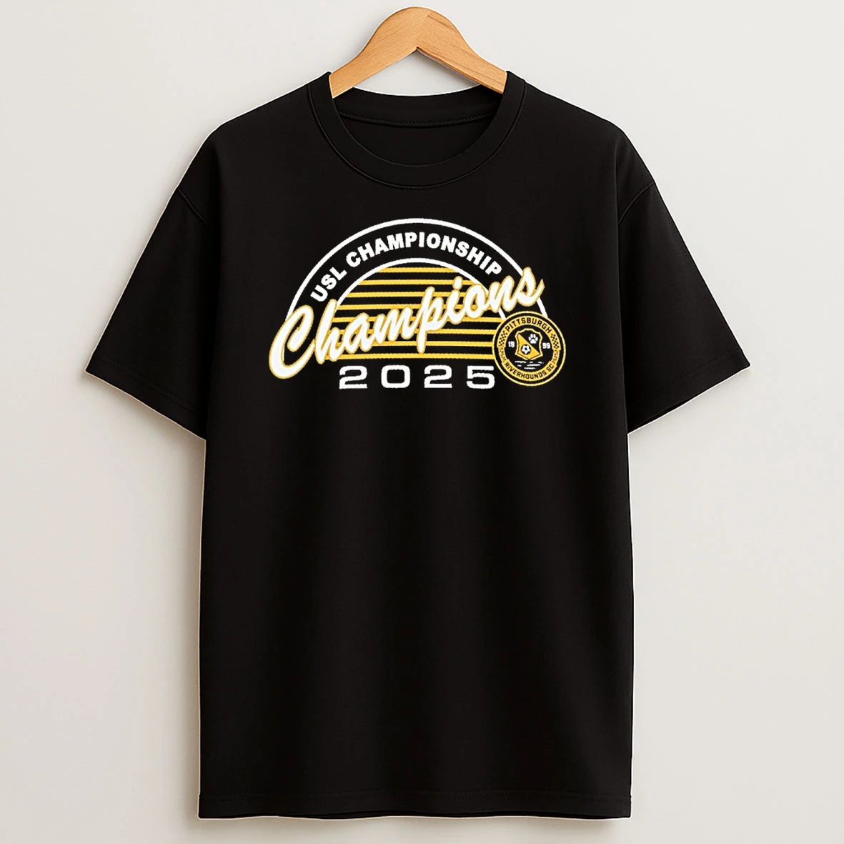 Pittsburgh Riverhounds Sc Usl Championship Champions 2025 Tshirt Hoodie