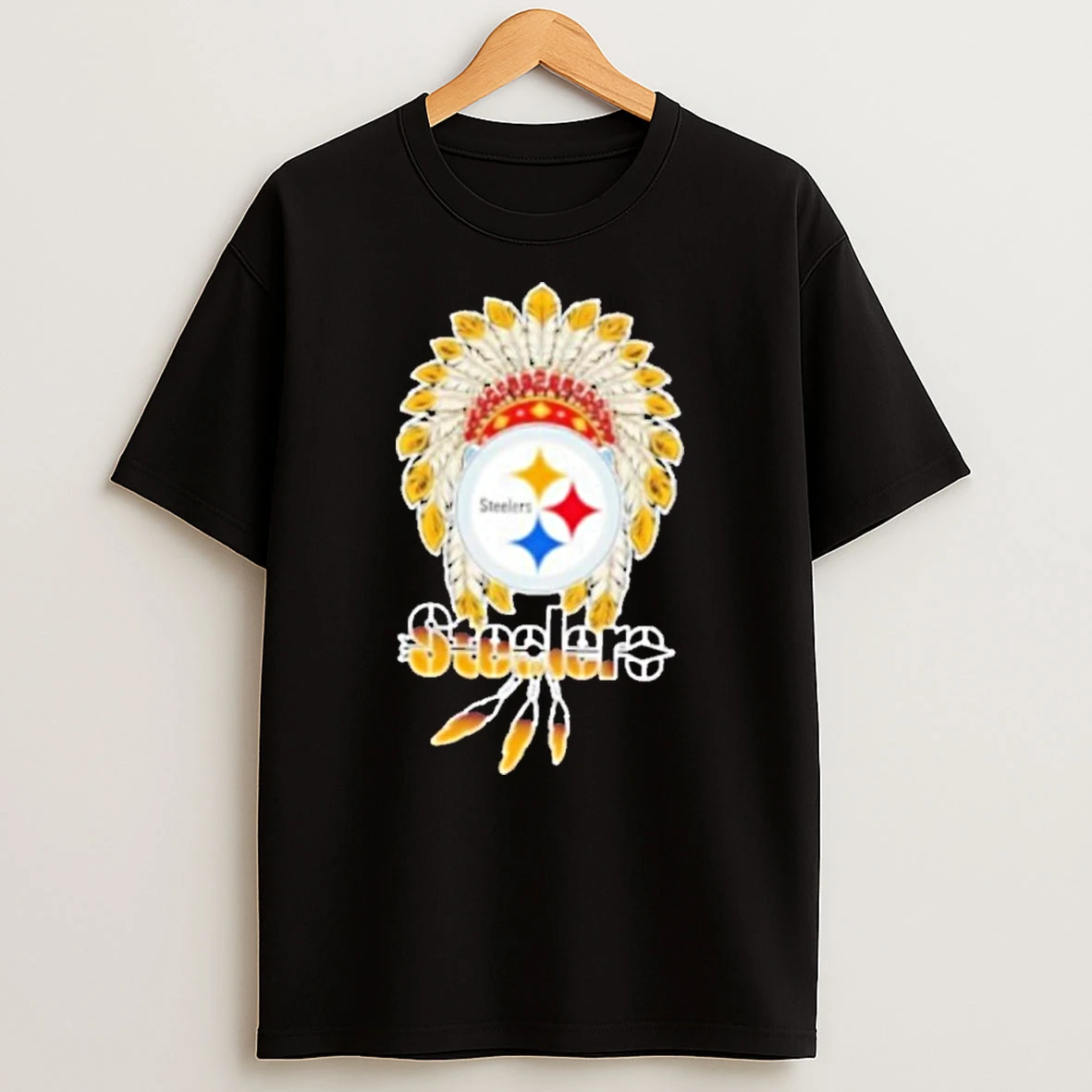 Pittsburgh Steelers Football X Native American Premium Tshirt Hoodie