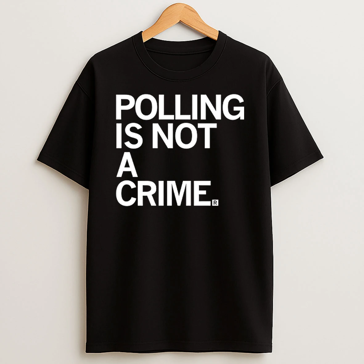 Polling Is Not A Crime Tshirt Hoodie