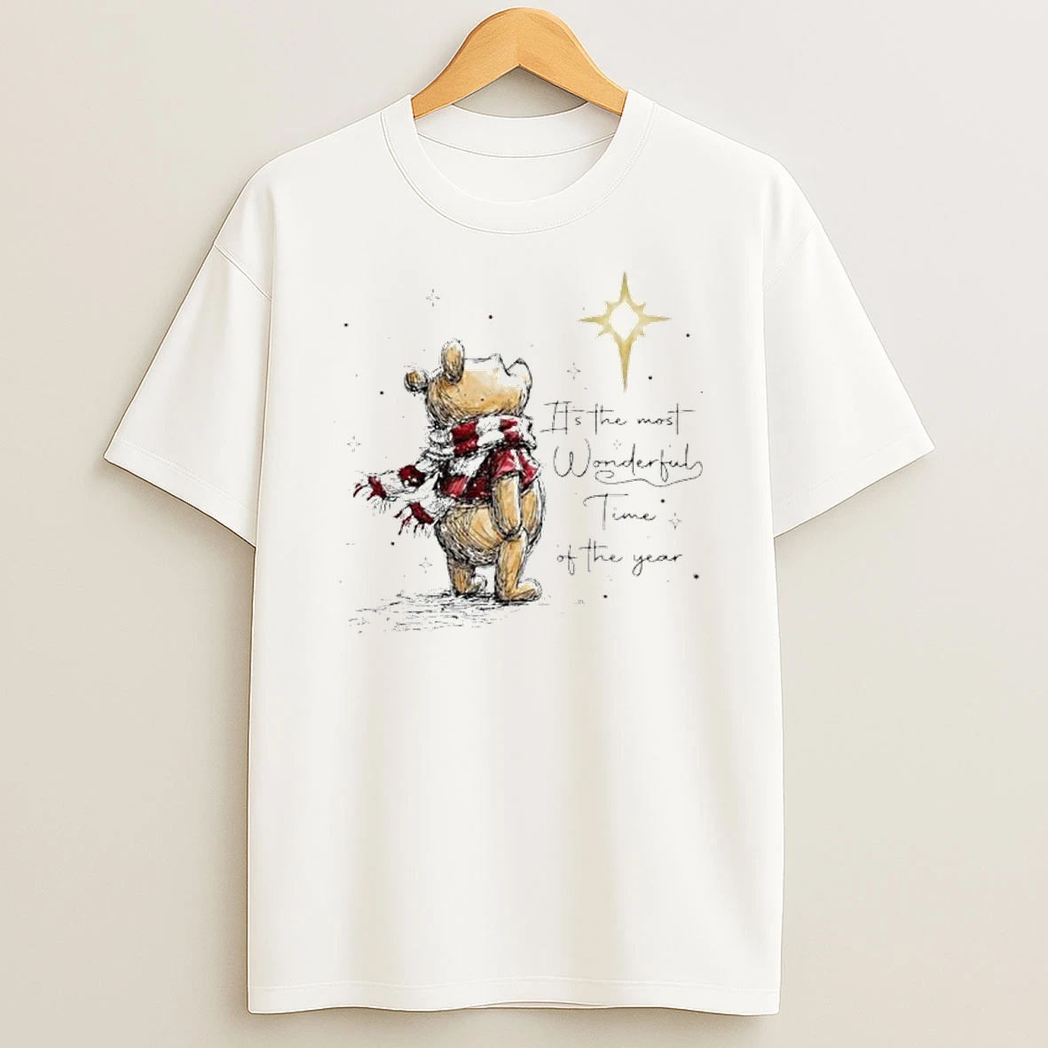 Pooh Its The Most Wonderful Time Of The Year Tshirt Hoodie