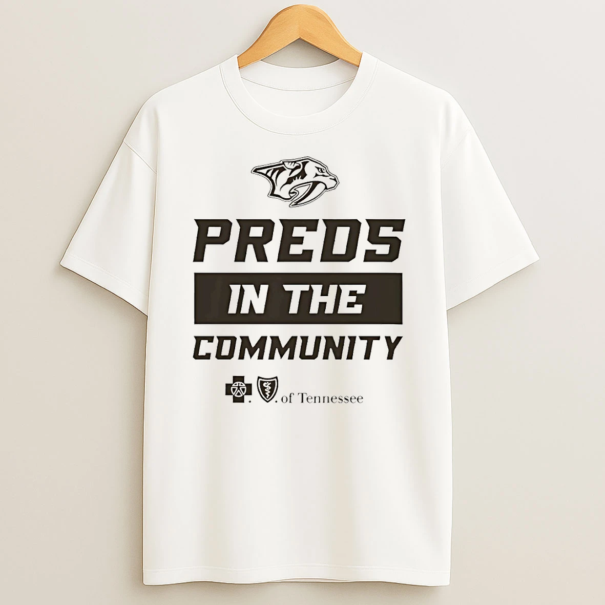 Preds In The Community Nashville Predators Logo Circle Tshirt Hoodie