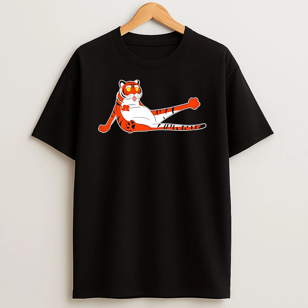 Premium Cursed Lazy Cat Cincinnati Bengals Tshirt Hoodie