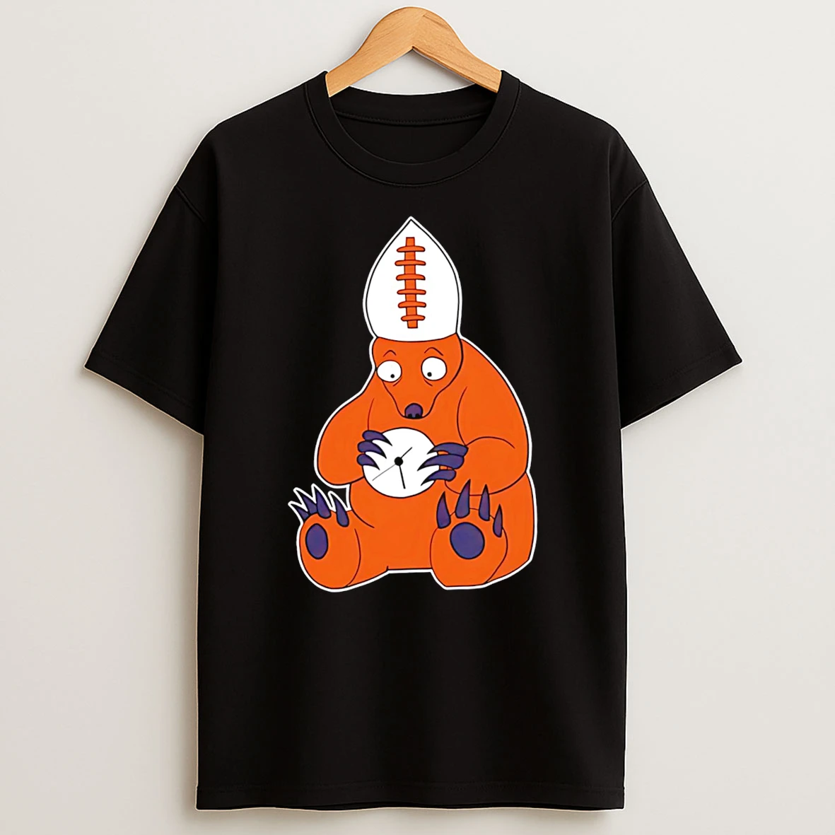Premium Cursed Pope Chicago Bears Tshirt Hoodie