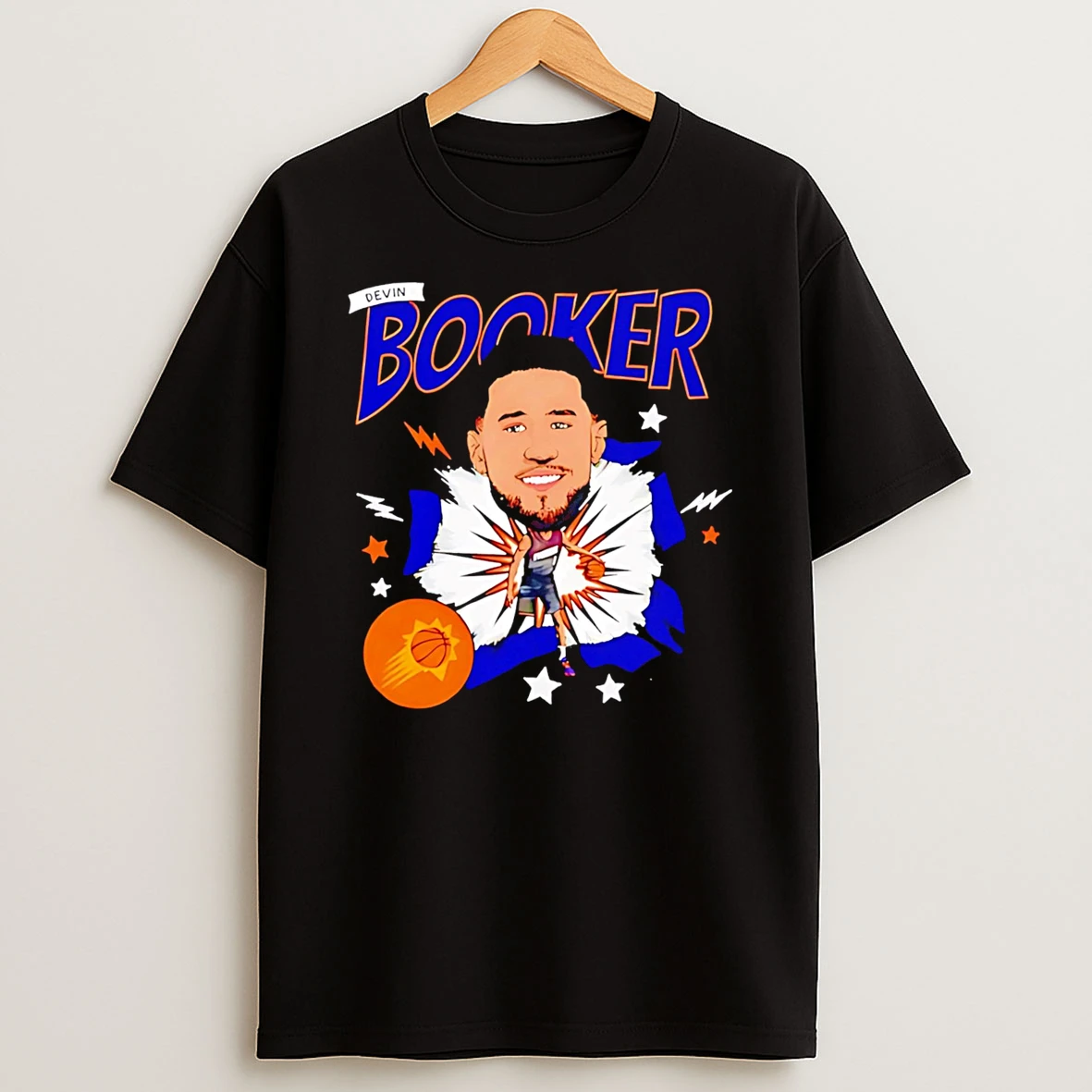 Premium Devin Booker Phoenix Suns Caricature Tshirt Hoodie