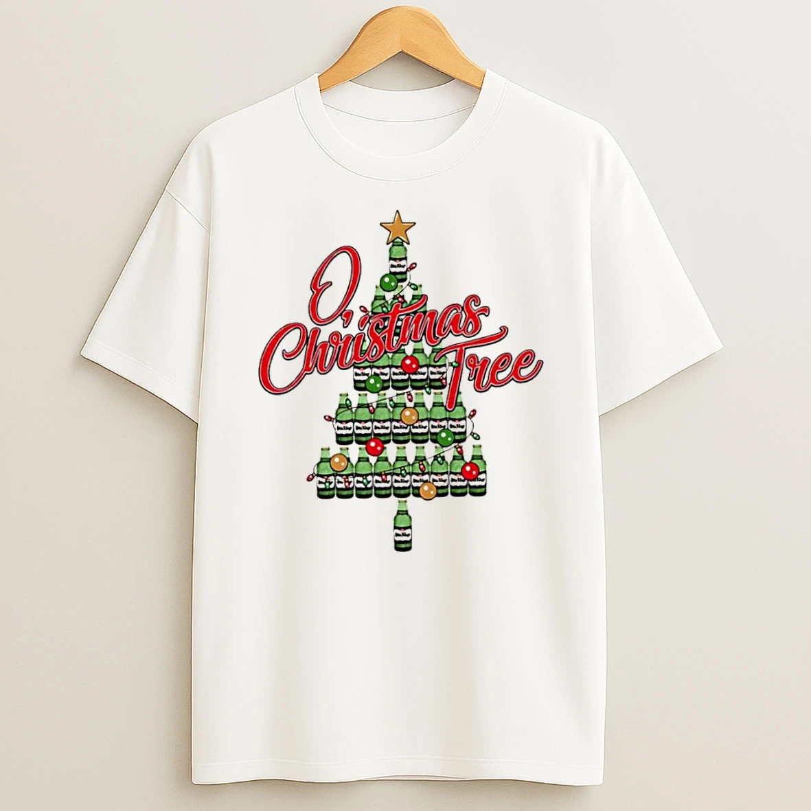 Premium O Christmas Tree Little Kings Tshirt Hoodie