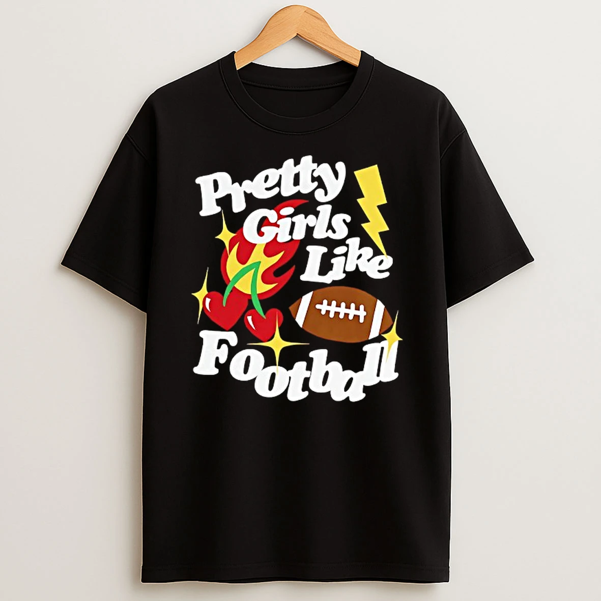 Pretty Girls Like Football Tshirt Hoodie