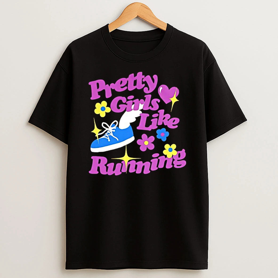 Pretty Girls Like Running Tshirt Hoodie