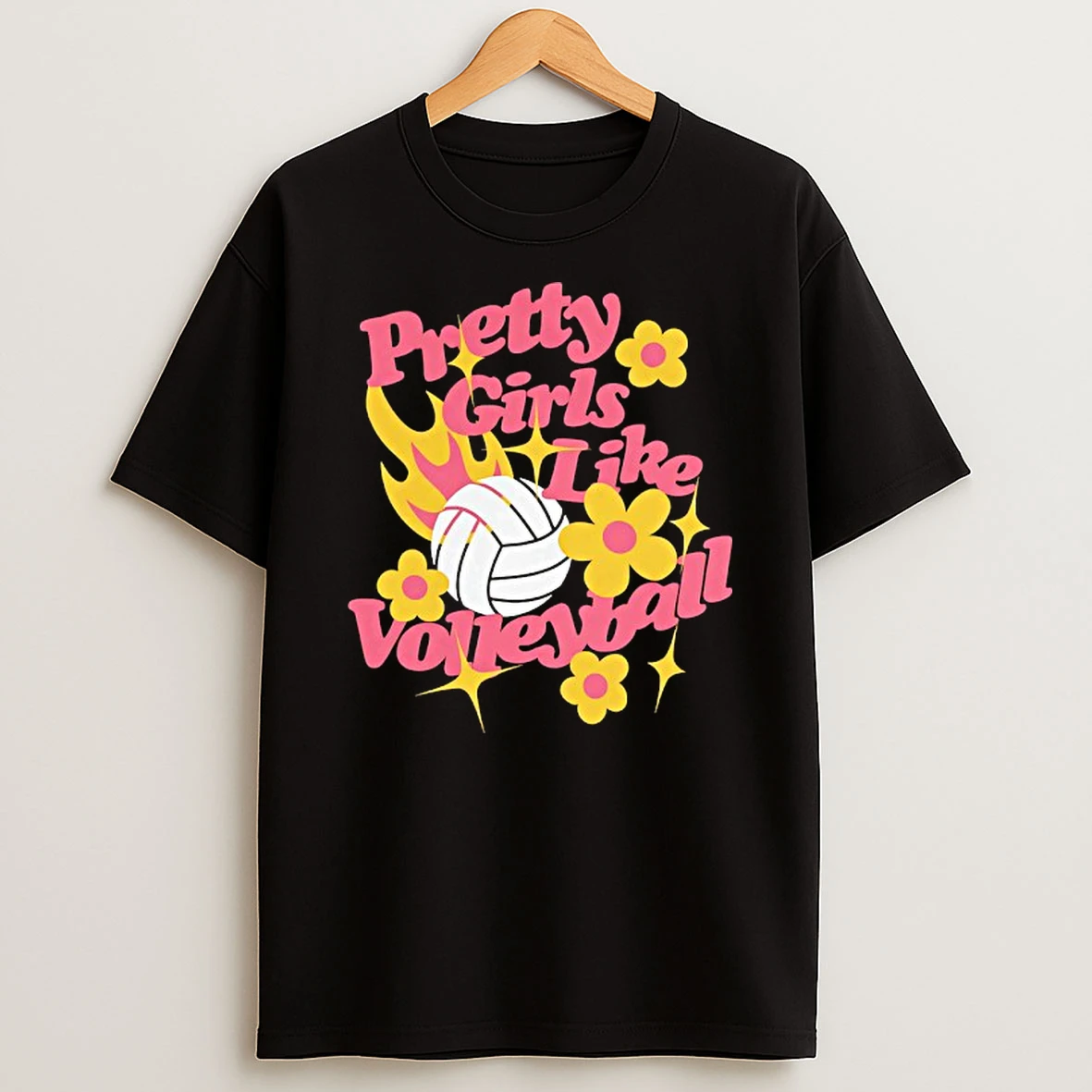 Pretty Girls Like Volleyball Tshirt Hoodie