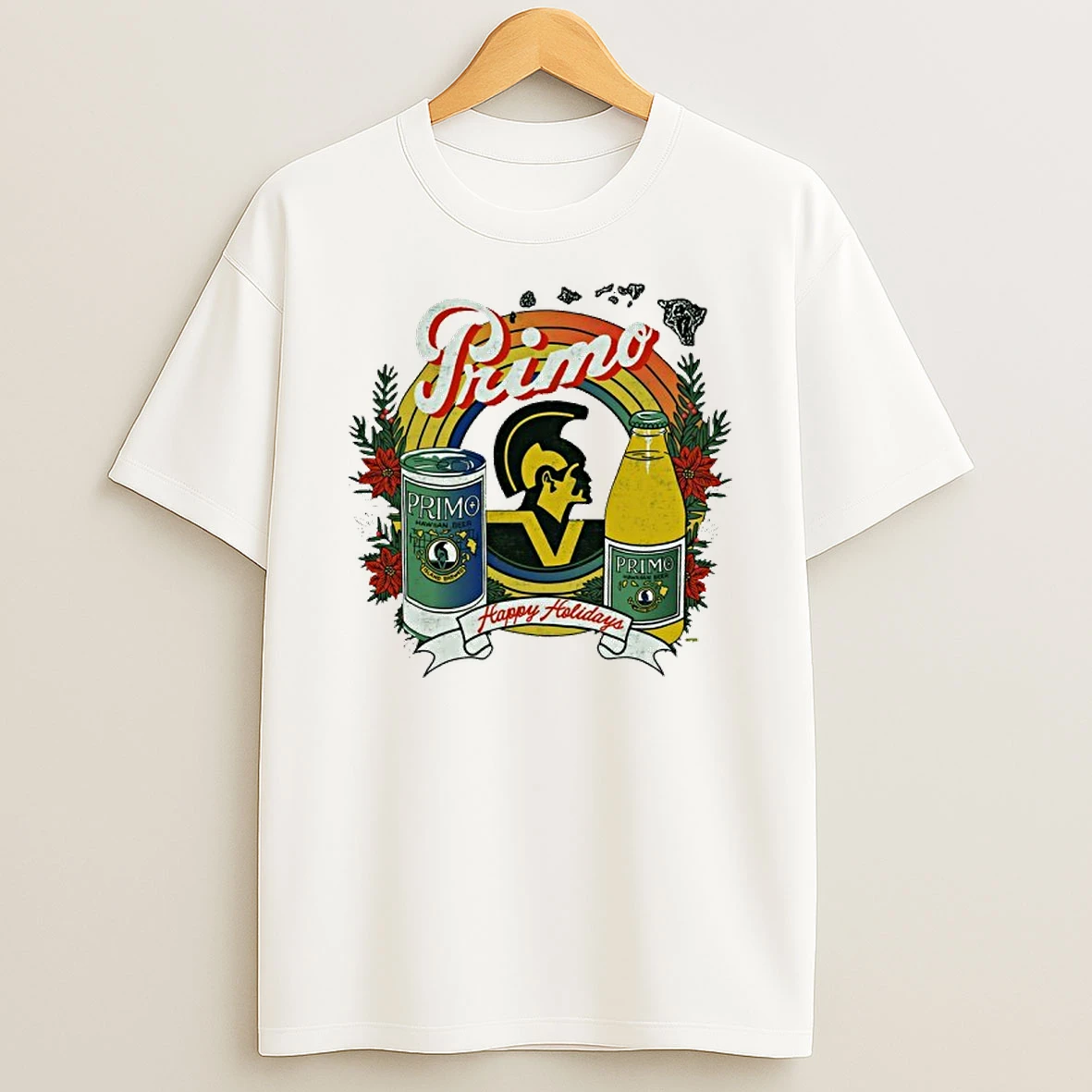 Primo Hawaiian Beer Vintage Christmas Tshirt Hoodie