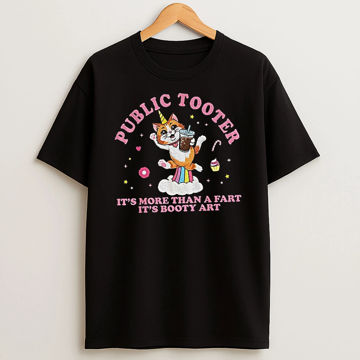 Public Tooter Its More Than A Fart Its Booty Art Tshirt Hoodie