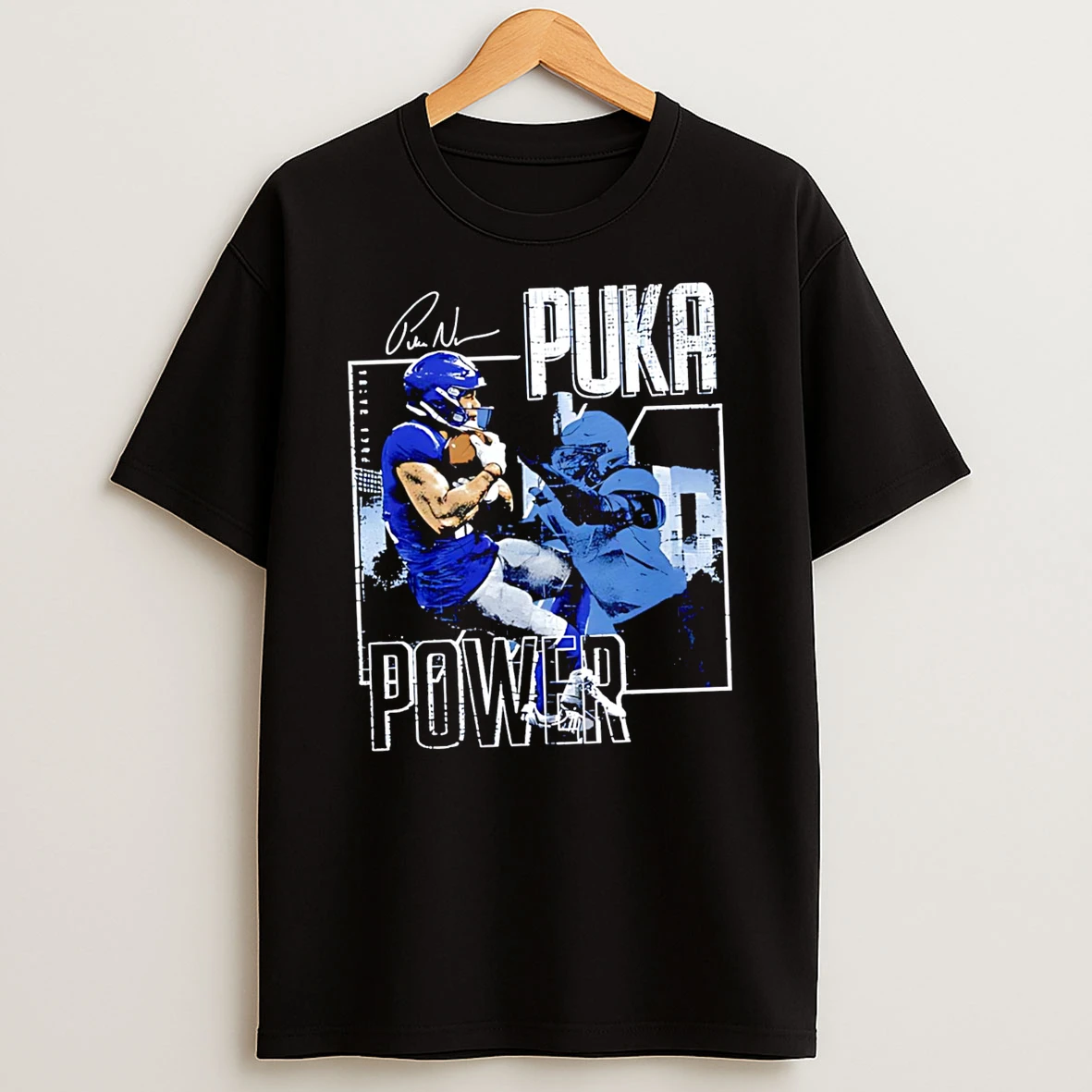 Puka Nacua Los Angeles Rams Puka Power Signature Tshirt Hoodie