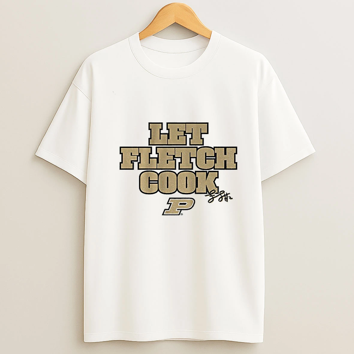 Purdue Boilermakers Fletcher Loyer Let Fletch Cook Basketball Logo Tshirt Hoodie