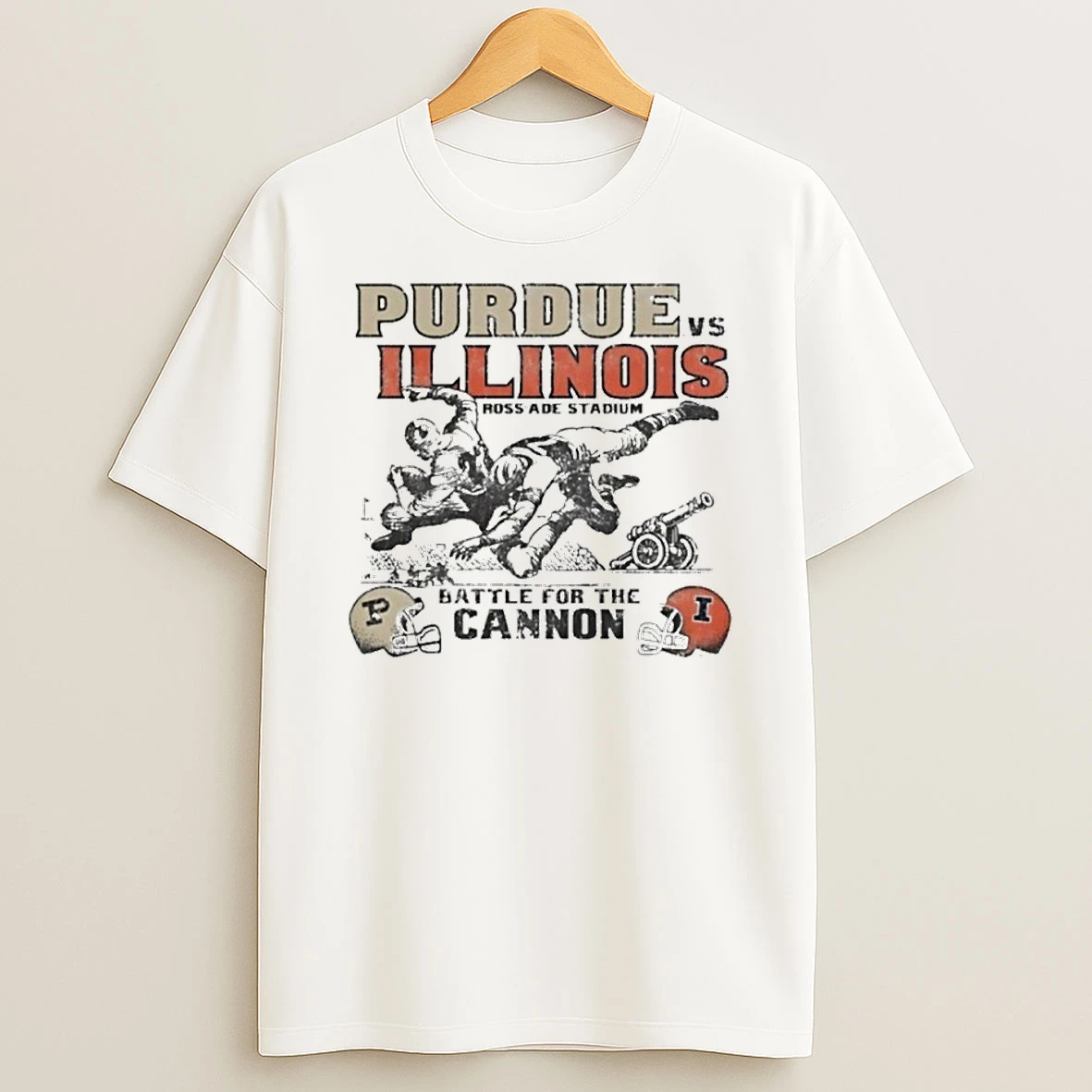 Purdue Boilermakers Vs Illinois Fighting Illini 2025 Battle For The Cannon Tshirt Hoodie