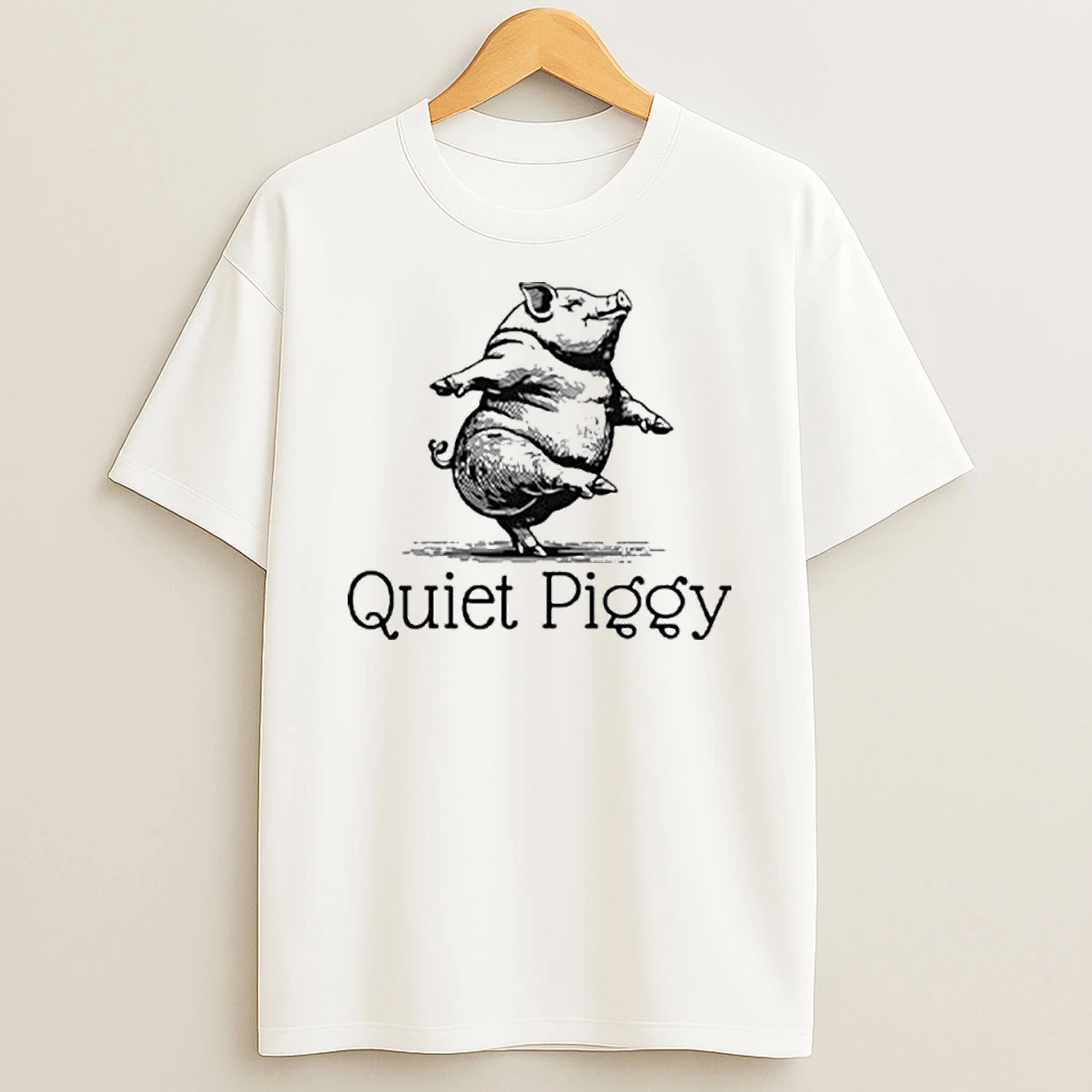 Quiet Piggy Donald Trump Tshirt Hoodie