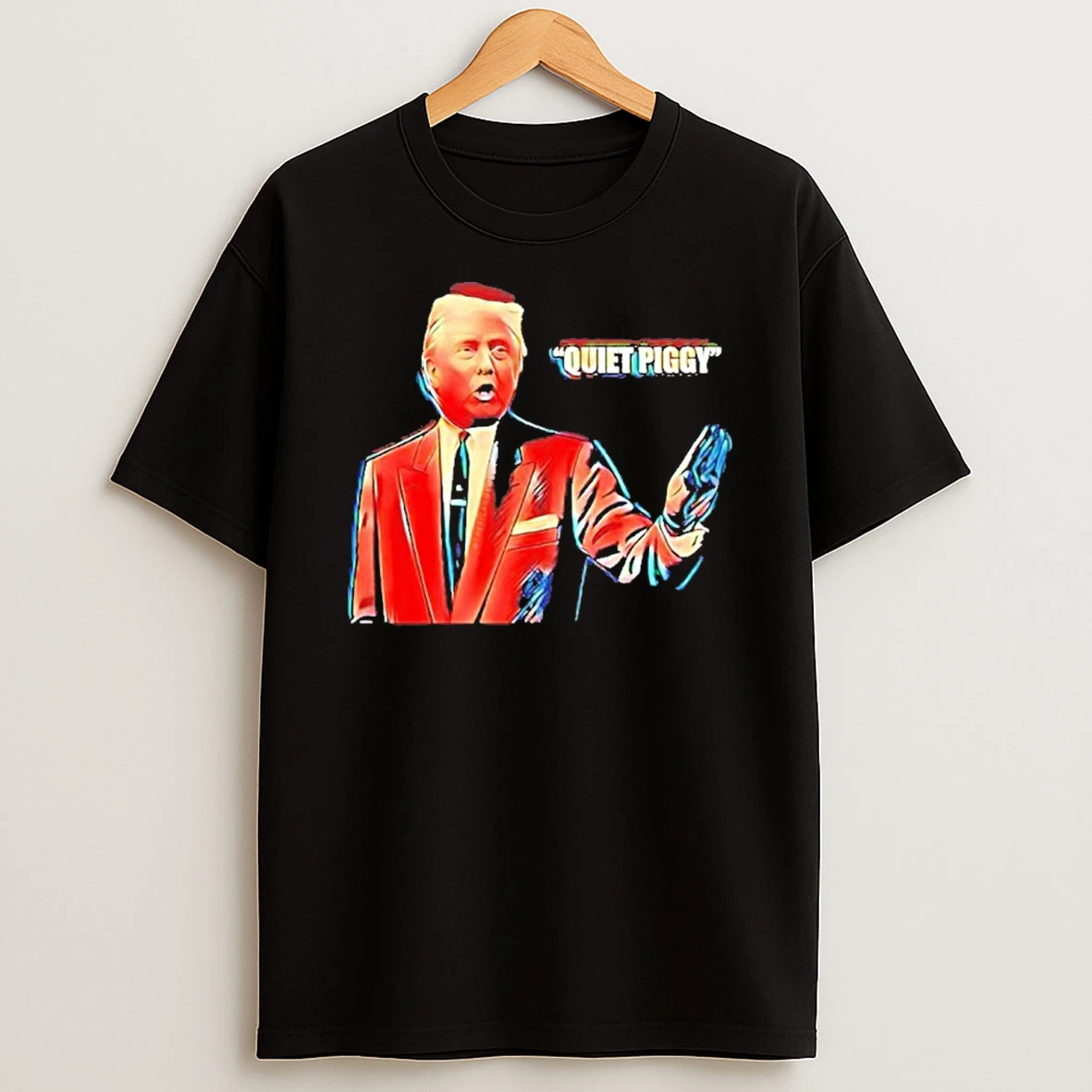 Quiet Piggy Donald Trump Meme Tshirt Hoodie