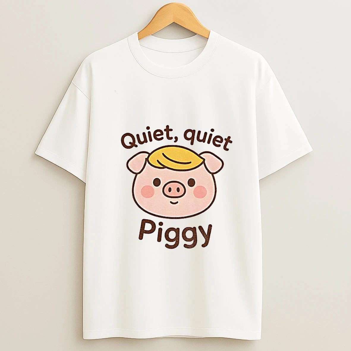 Quiet Quiet Piggy Anti Trump Tshirt Hoodie