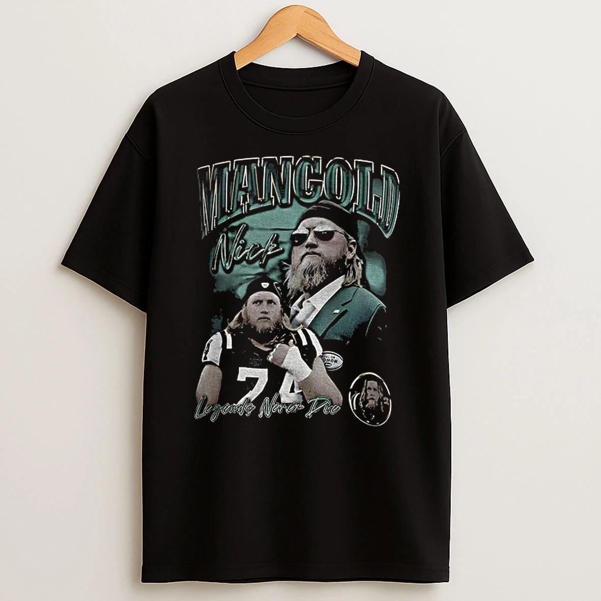 Rip Nick Mangold 74 New York Jets Tribute Football Memorial Legend Player 1984 2025 Tshirt Hoodie