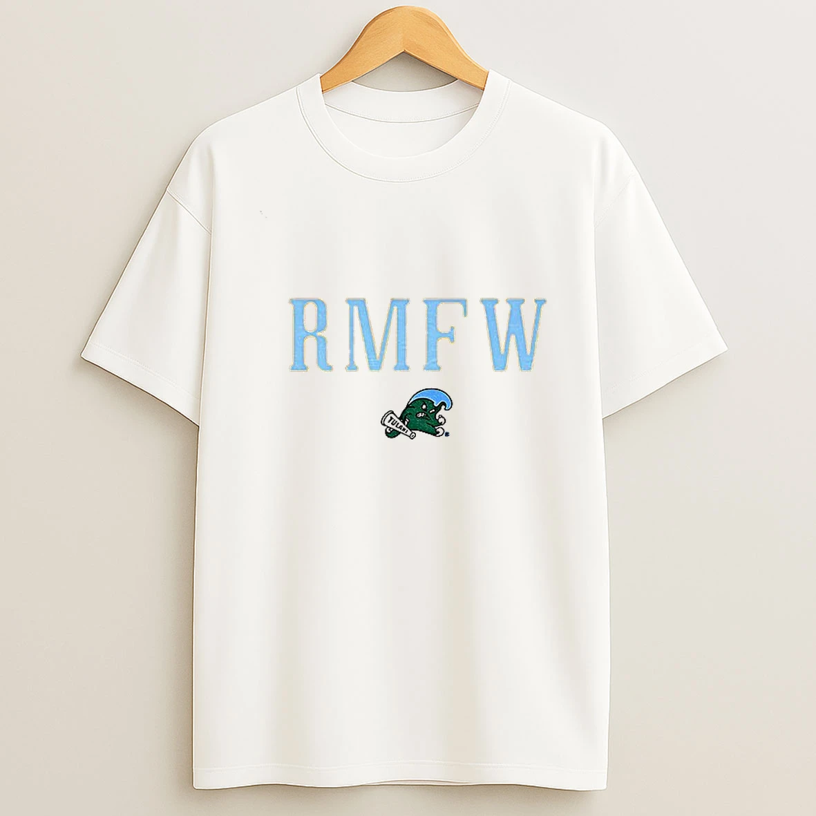 Rmfw Tulane Green Wave Ncaa Division I Logo Tshirt Hoodie