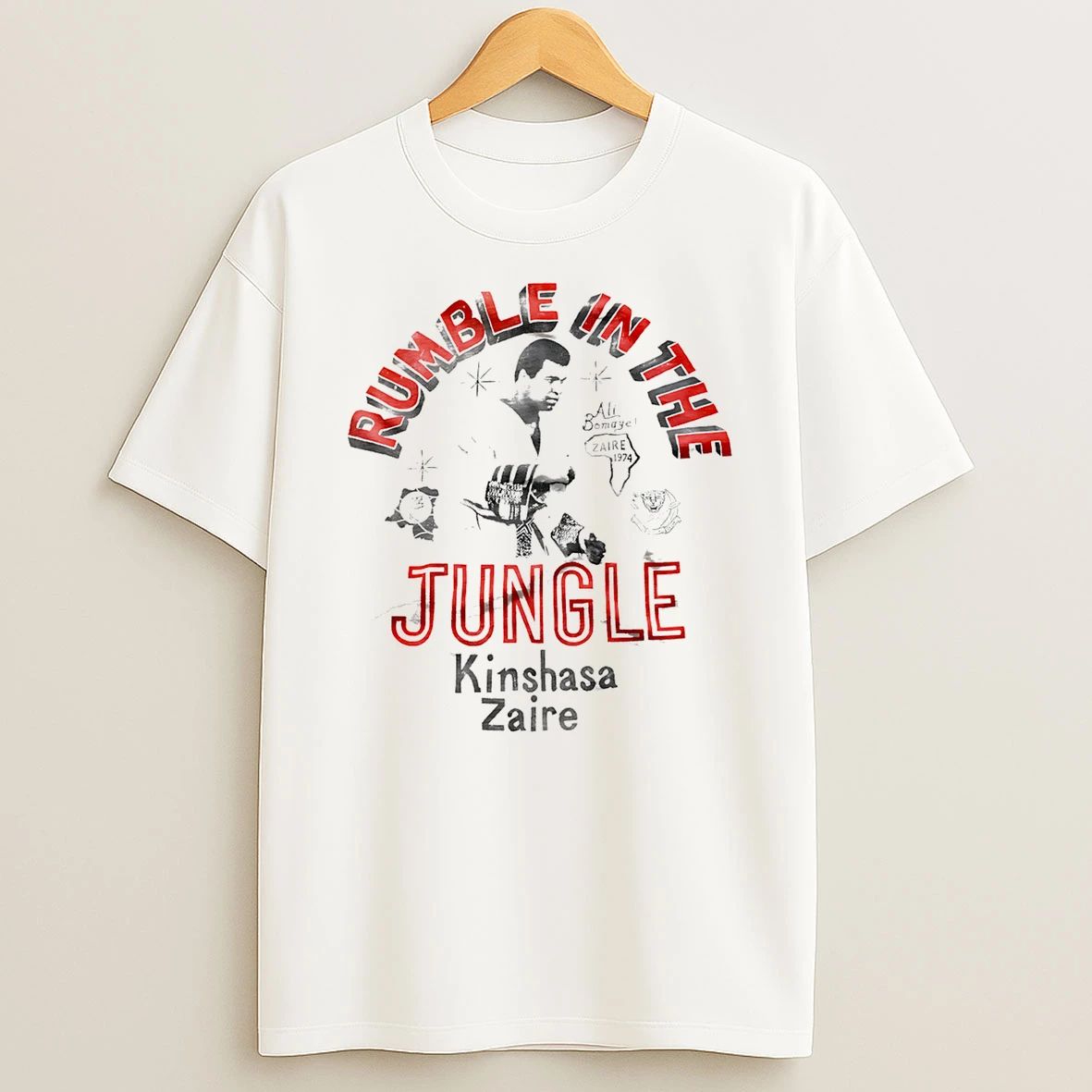 Rof X Rumble In The Jungle Kinshasa Zaire Tshirt Hoodie