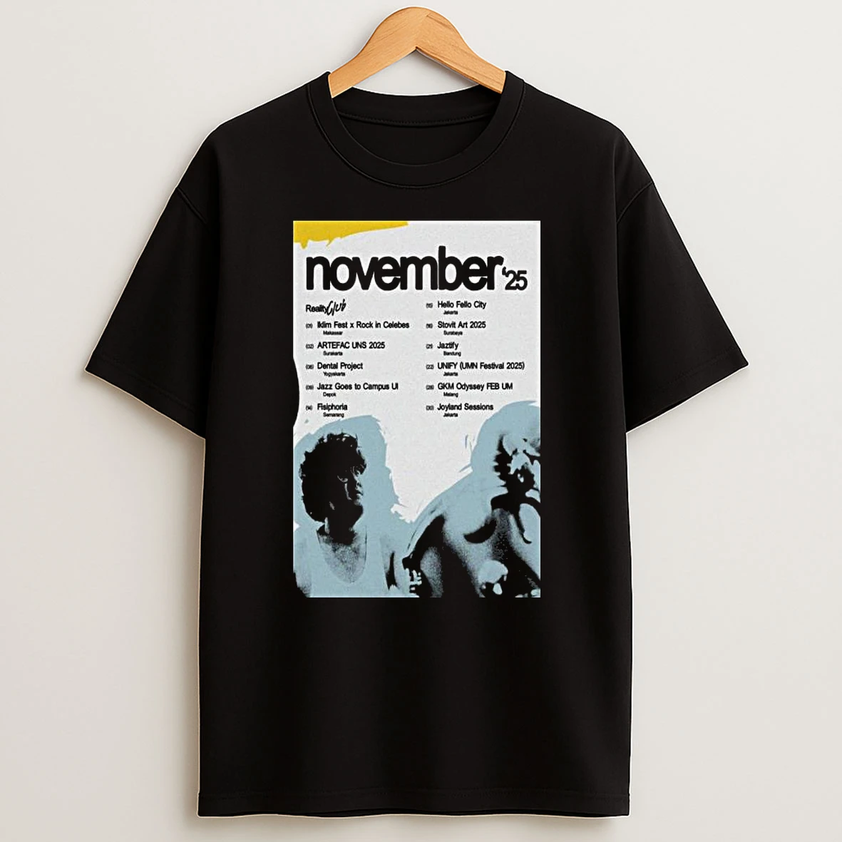 Reality Club November Tour 2025 Tshirt Hoodie