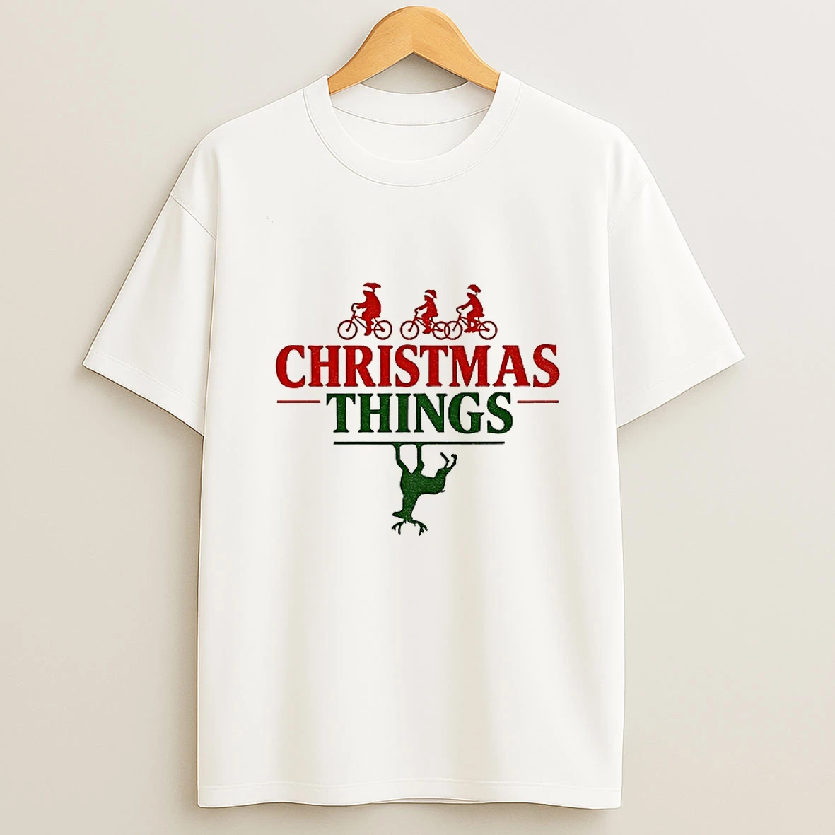 Reindeer Christmas Things Stranger Things Upside Down Christmas 2025 Tshirt Hoodie